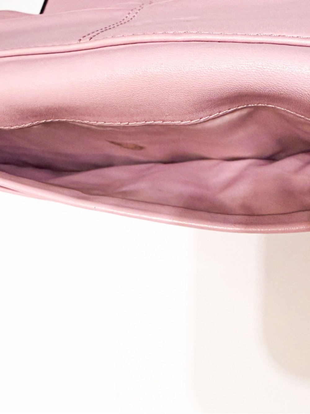 Coach Black Leather Long Wallet Pink Interior Snap Closure Checkbook Style - Picture 10 of 11